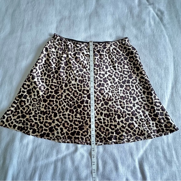 Altar’d State Skirt Womens Large Leopard Animal Print A-Line Made USA Polyester - Picture 3 of 8
